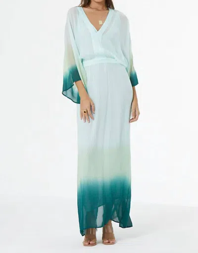 Young Fabulous & Broke Olina Maxi Dress In Rainforest Ombre In Green