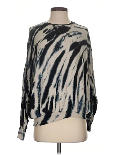 Pre-owned Young Fabulous & Broke Pullover Sweater In Blue