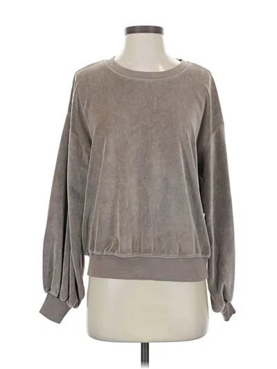 Pre-owned Young Fabulous & Broke Pullover Sweater In Gray