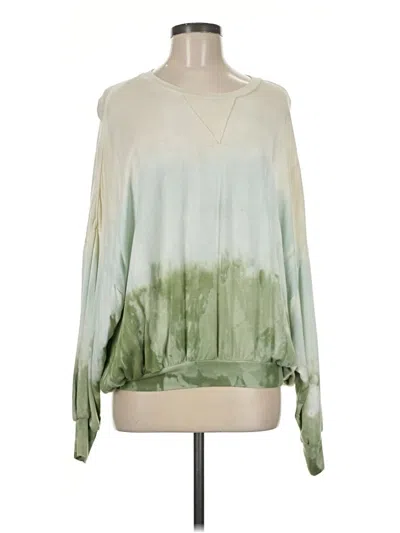 Pre-owned Young Fabulous & Broke Pullover Sweater In Green