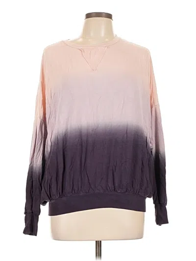 Pre-owned Young Fabulous & Broke Pullover Sweater In Purple