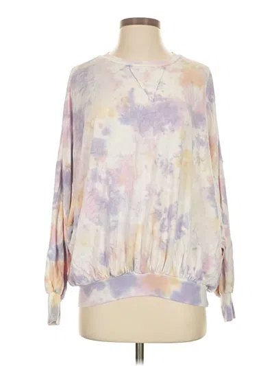 Pre-owned Young Fabulous & Broke Pullover Sweater In Purple