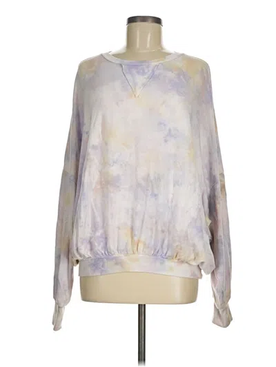 Pre-owned Young Fabulous & Broke Pullover Sweater In Purple