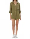 Young Fabulous & Broke Rea Romper In Sea Cucumber Pigment In Gray
