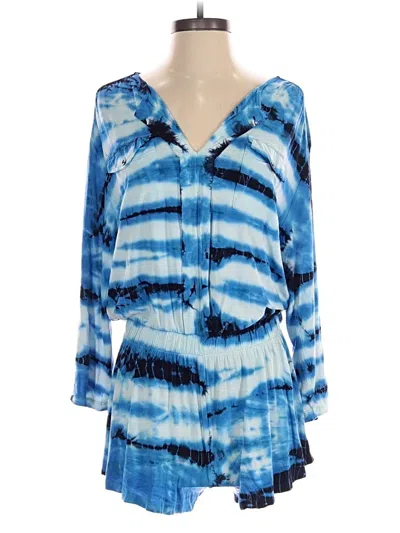 Pre-owned Young Fabulous & Broke Romper In Blue