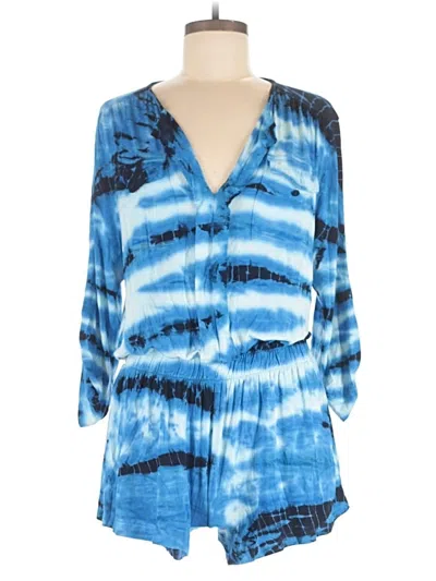 Pre-owned Young Fabulous & Broke Romper In Blue