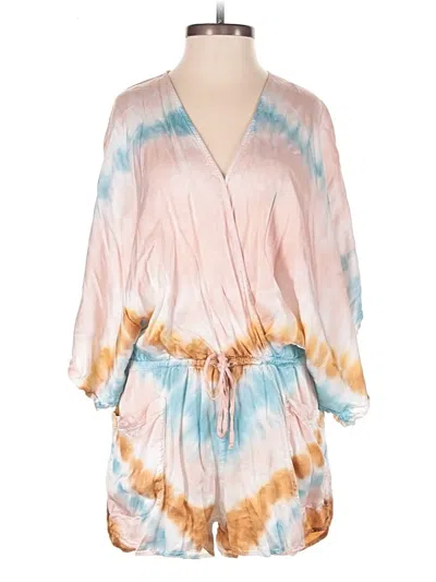 Pre-owned Young Fabulous & Broke Romper In Pink