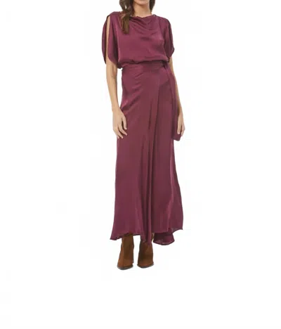 Young Fabulous & Broke Rumi Top In Cherry Lacquer In Burgundy