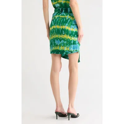 Young Fabulous & Broke Young, Fabulous & Broke Sabrina Satin Skirt In Green
