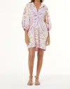 Young Fabulous & Broke Sailboat Shirt Dress In Bordeaux Venus In Pink