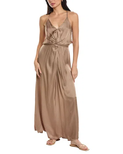 Young Fabulous & Broke Shayna Maxi Dress In Brown