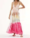 Young Fabulous & Broke Sienna Dress In Buttercup Agate Wash In Multi