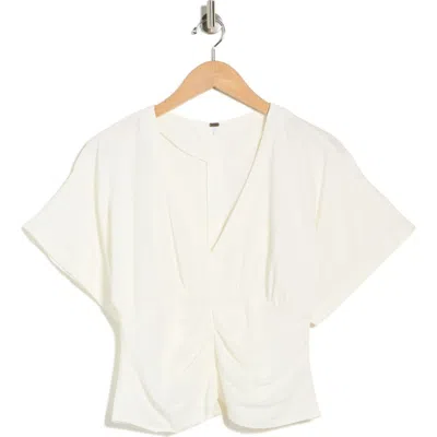 Young Fabulous & Broke Young, Fabulous & Broke Silvana Linen Blend Top In Neutral