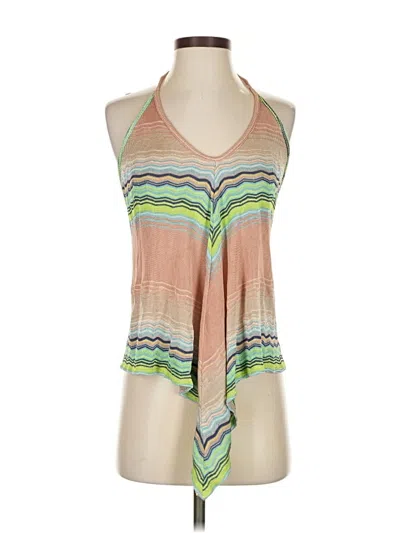 Pre-owned Young Fabulous & Broke Sleeveless Blouse In Brown