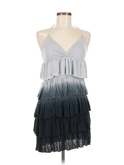 Pre-owned Young Fabulous & Broke Sleeveless Top Gray Halter Neckline Tops