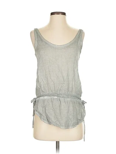 Pre-owned Young Fabulous & Broke Sleeveless Top Gray Scoop Neck Tops