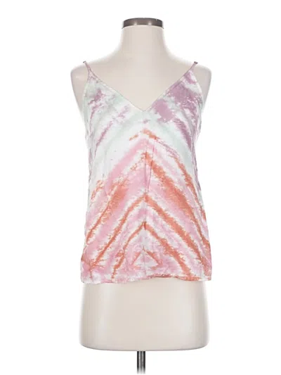 Pre-owned Young Fabulous & Broke Sleeveless Top Pink Halter Neckline Tops