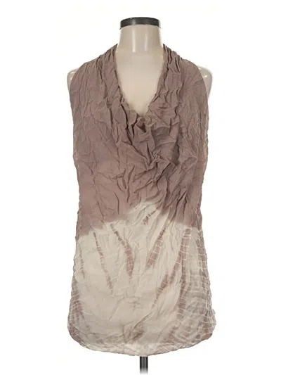 Pre-owned Young Fabulous & Broke Sleeveless T-shirt In Brown