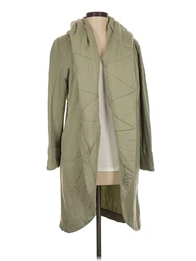 Pre-owned Young Fabulous & Broke Trenchcoat In Green