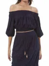 Young Fabulous & Broke Aloha Top In Midnight In Multi