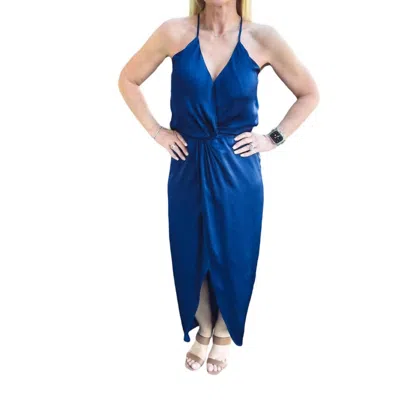 Young Fabulous & Broke Caroline Siren Dress In Cobalt In Blue