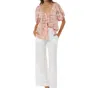 Young Fabulous & Broke Clea Top In Peach In Pink