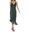 Young Fabulous & Broke Feliz Dress In Uncut Emerald In Multi