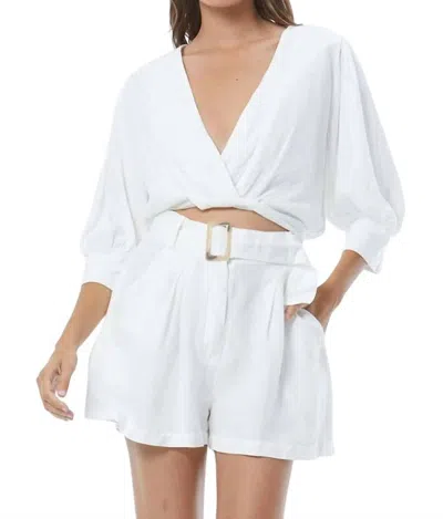 Young Fabulous & Broke Festival Top In Bone In Beige