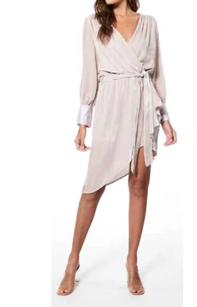 Young Fabulous & Broke Kahri Dress In Oyster In Pink