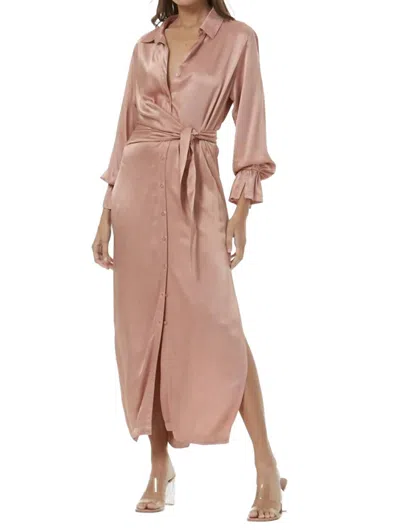 Young Fabulous & Broke Marionne Dress In Cork In Multi