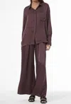 Young Fabulous & Broke Mavis Pant In Raisin In Red