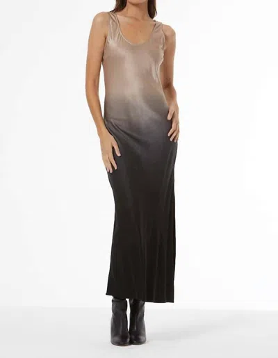 Young Fabulous & Broke Morgan Dress In Shiitake Ombre