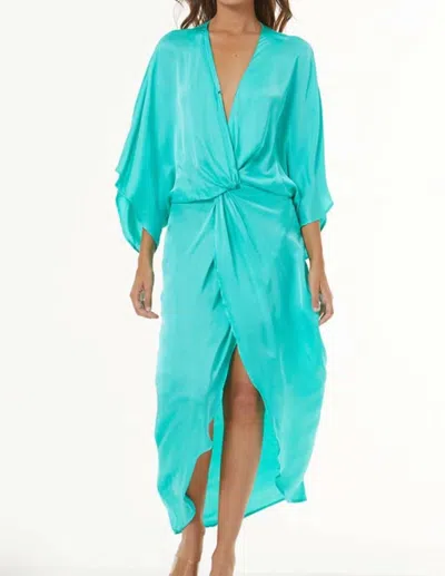 Young Fabulous & Broke Siren Maxi Dress In Jade In Blue | ModeSens