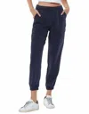 Young Fabulous & Broke Trooper Linen Jogger In Navy In Blue