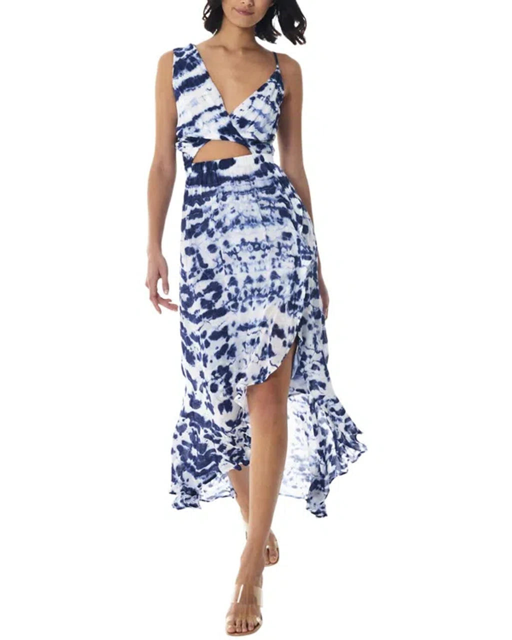 black tie dye maxi dress Alaia Caftan Dress with Pockets in Black Tie Dye – Mahisi