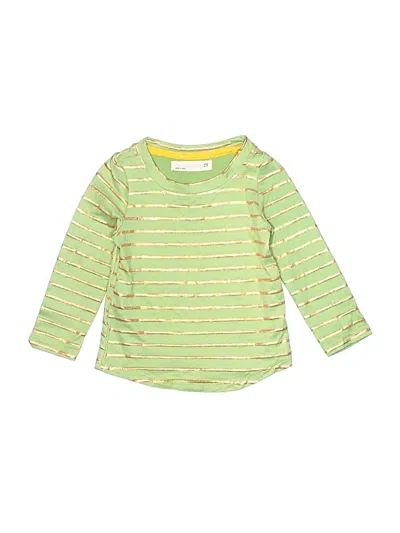 Pre-owned Young Hearts Kids' 3/4 Sleeve T-shirt In Green