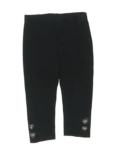 Pre-owned Young Hearts Kids' Active Pants In Black