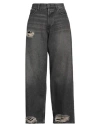 Young Poets Woman Jeans Steel Grey Size 32 Cotton In Grey