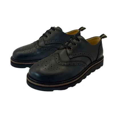 Young Soles Brando Kids Brogue Shoe In Black