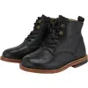 Young Soles Buster Kids Brogue Boot In Black