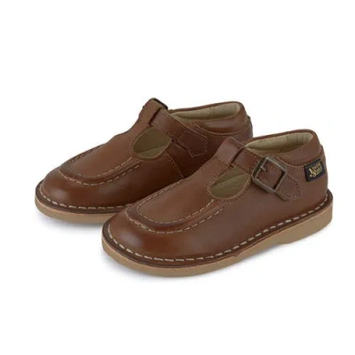 Young Soles Parker Kids T-bar Shoe In Brown