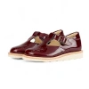 Young Soles Rosie Kids T-bar Shoe In Burgundy