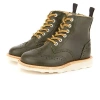 Young Soles Sidney Brogue Boot In Green