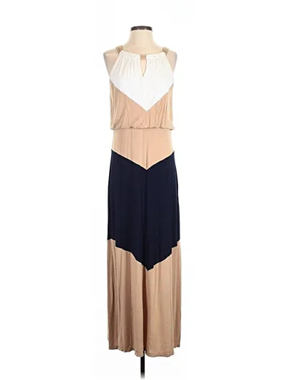 Pre-owned Young Threads Casual Dress In Tan