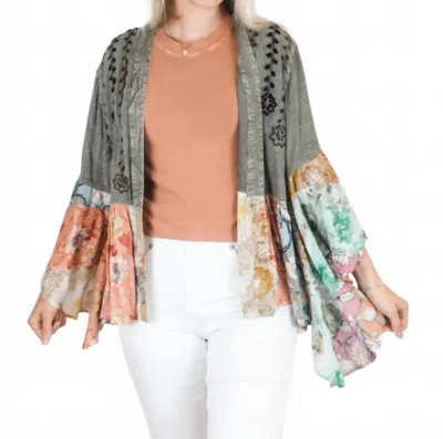 Young Threads Vintage Bohemian Patchwork Shirt In Multicolor