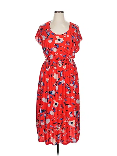 Pre-owned Young Usa Casual Dress In Red