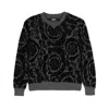 Young Versace Barocco- Jacquard Cotton Blend Jumper