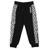 YOUNG VERSACE YOUNG VERSACE BOYS ALL OVER GRECA LOGO JOGGERS