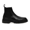 Young Versace Boys High Top Boots In Black