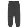 Young Versace Boys Logo Applique Sweatpants In Grey